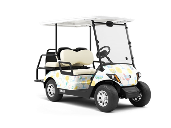 Liquid Courage Alcohol Wrapped Golf Cart