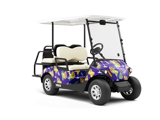 Margarita Madness Alcohol Wrapped Golf Cart
