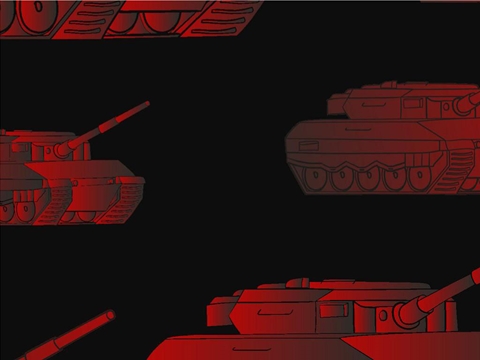 Rwraps™ Army Americana Print Vinyl Wrap Film - Red Tanks