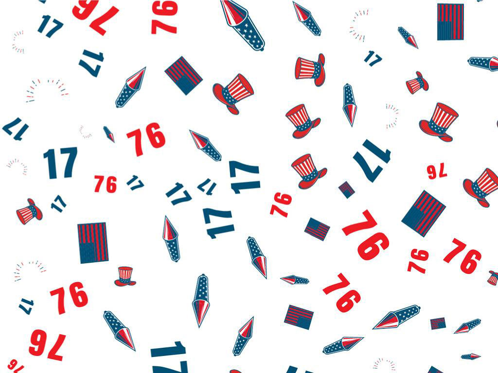 Celebrate 1776 Americana Vinyl Wrap Pattern