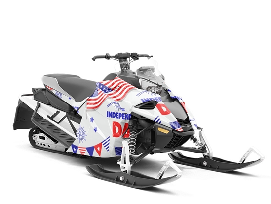 Cry Freedom Americana Custom Wrapped Snowmobile