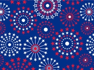 Starry Skies Americana Vinyl Wrap Pattern