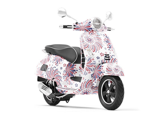 Whirling Dervish Americana Vespa Scooter Wrap Film