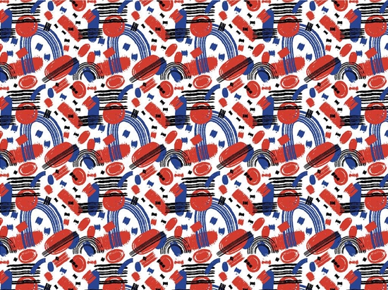 Abstract Patriot Americana Vinyl Wrap Pattern