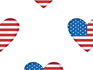 Flag Love Americana Vinyl Wrap Pattern