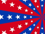 Patriotic Pinwheel Americana Vinyl Wrap Pattern