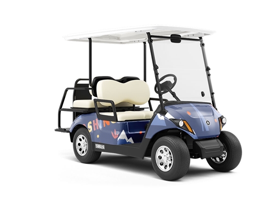 Evergreen State Americana Wrapped Golf Cart