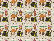 Saudi Citizens Animal Vinyl Wrap Pattern