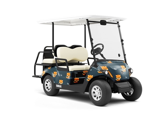 Pixel Tails Animal Wrapped Golf Cart