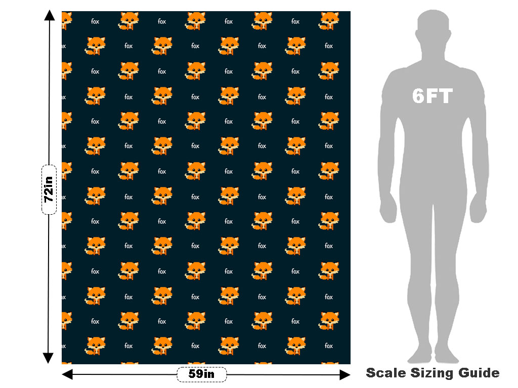 Pixel Tails Animal Vehicle Wrap Scale