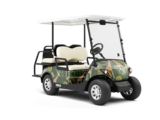 Graceful Grazers Animal Wrapped Golf Cart