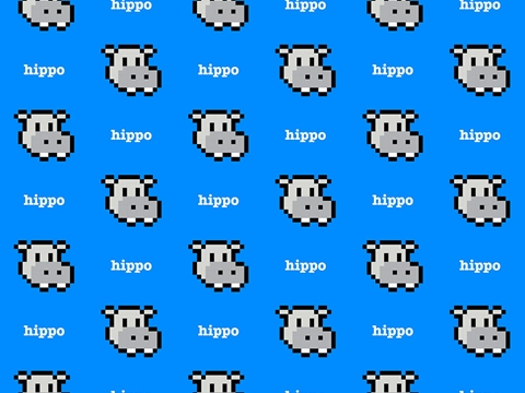 Rwraps™ Hippopotamus Print Vinyl Wrap Film - Pixel Prowler