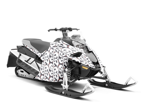 Under Attack Animal Custom Wrapped Snowmobile
