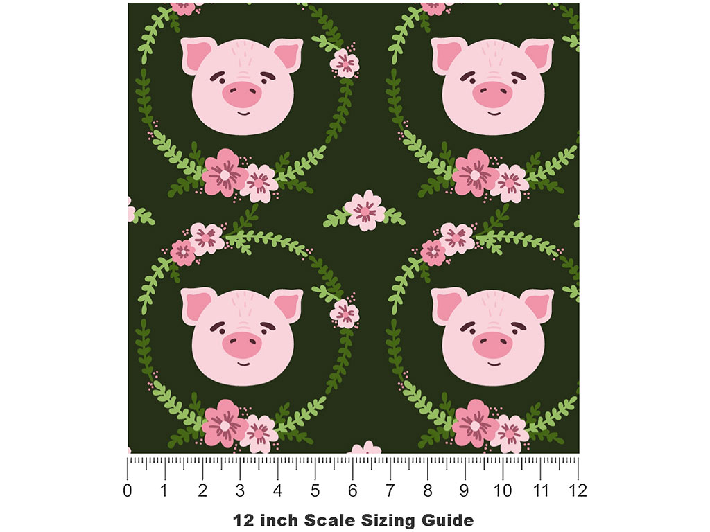 Clean Up Animal Vinyl Film Pattern Size 12 inch Scale