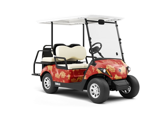 My Year Animal Wrapped Golf Cart