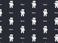 Arctic Pixels Animal Vinyl Wrap Pattern