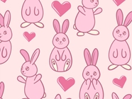 Bunny Love Animal Vinyl Wrap Pattern