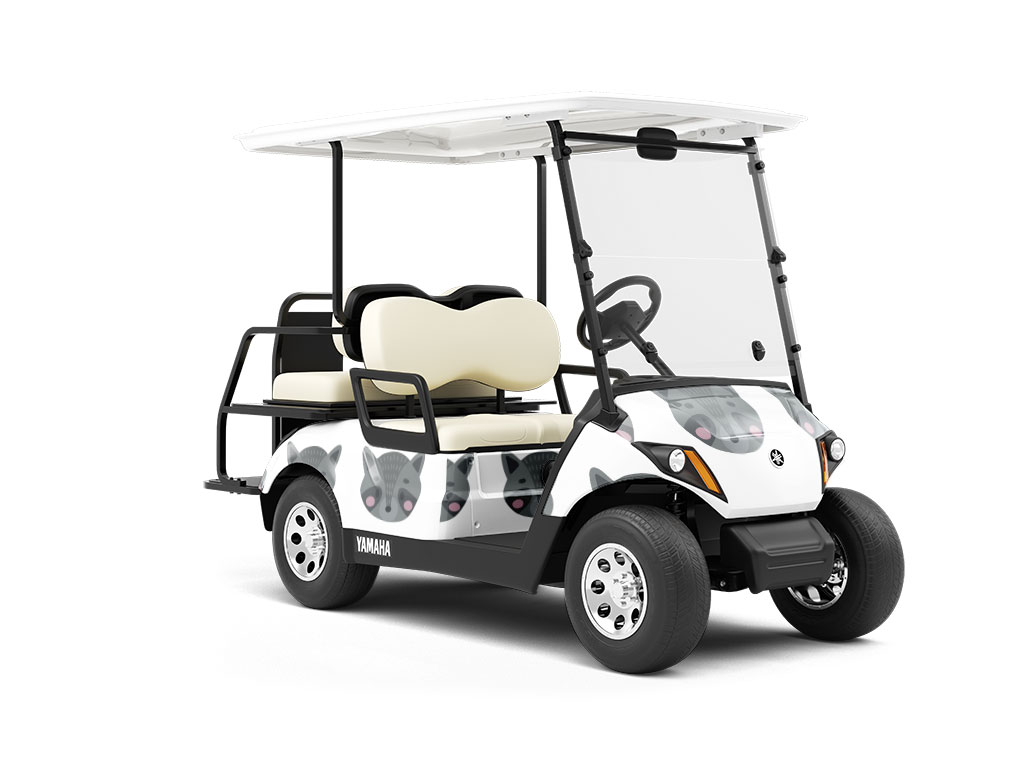 Unwanted Guests Animal Wrapped Golf Cart