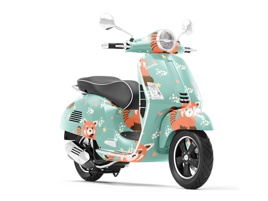 Gazing Out Animal Vespa Scooter Wrap Film