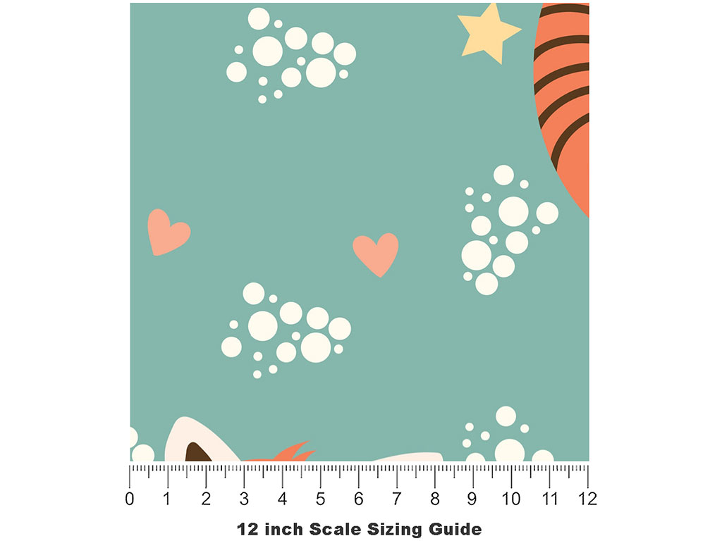 Gazing Out Animal Vinyl Film Pattern Size 12 inch Scale