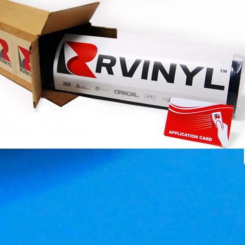 Rwraps™ Gloss Vinyl Wrap Film - Blue (Arctic) (Discontinued)