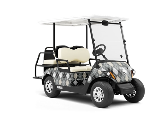 Professional Shadow Argyle Wrapped Golf Cart