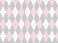 Pink Blockers Argyle Vinyl Wrap Pattern