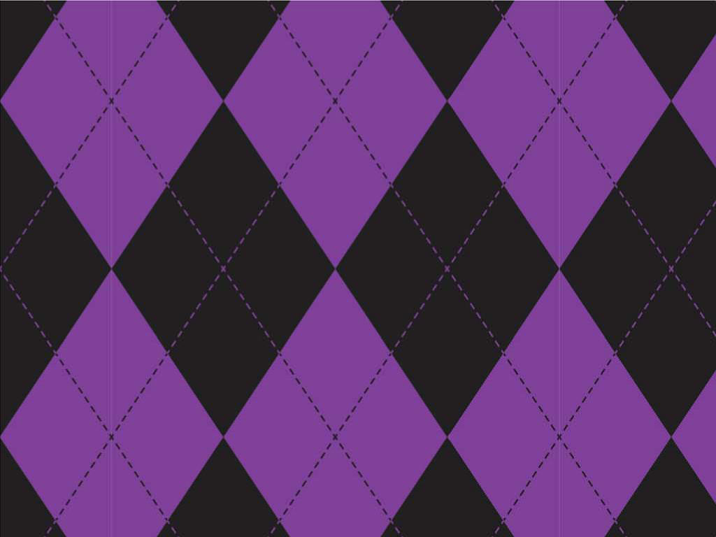 Rwraps™ Purple Argyle Print Vinyl Wrap Film - Dark Orchid