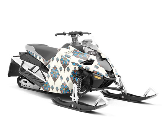 Lonely Hearts Art Deco Custom Wrapped Snowmobile