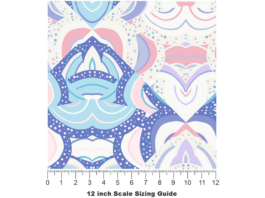 Soft Lullaby Art Deco Vinyl Film Pattern Size 12 inch Scale