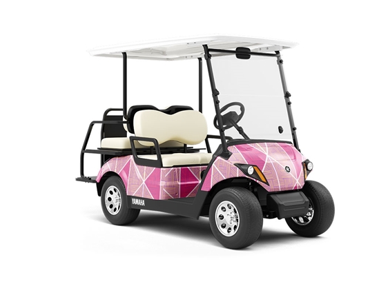 Double Pride Art Deco Wrapped Golf Cart