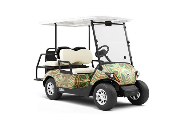 Expanded Selections Art Deco Wrapped Golf Cart