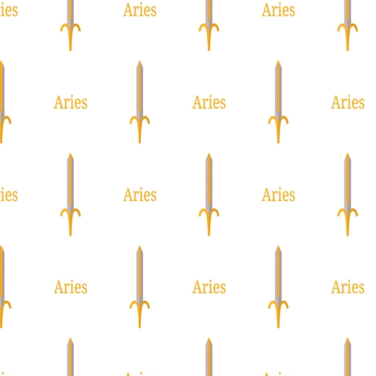 Aries Swords Astrology Vinyl Wrap Pattern