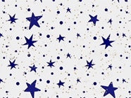 Blue Starlight Astrology Vinyl Wrap Pattern