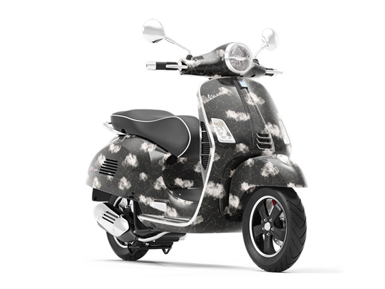 Cloudy Constellations Astrology Vespa Scooter Wrap Film
