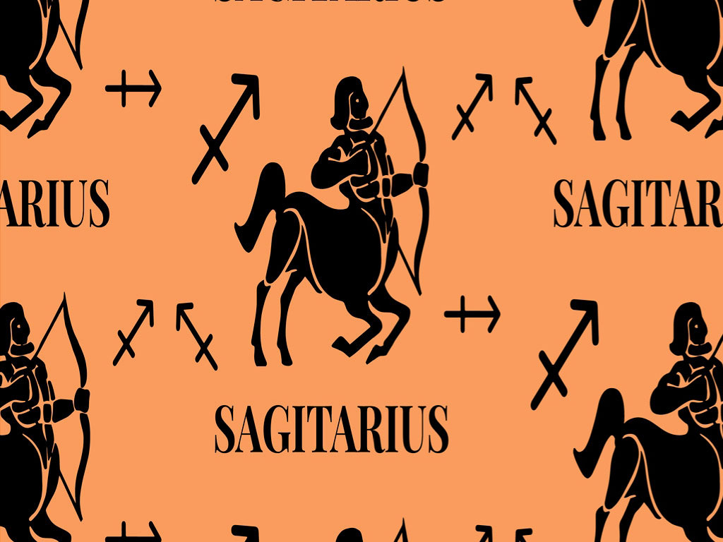 Hunting Centaur Astrology Vinyl Wrap Pattern