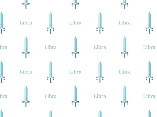 Libra Swords Astrology Vinyl Wrap Pattern
