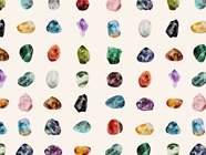 Mystic Gemstones Astrology Vinyl Wrap Pattern