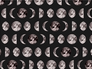 Phasing Moons Astrology Vinyl Wrap Pattern