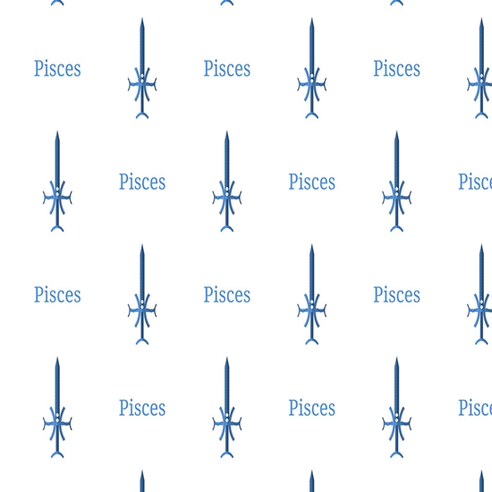 Pisces Swords Astrology Vinyl Wrap Pattern