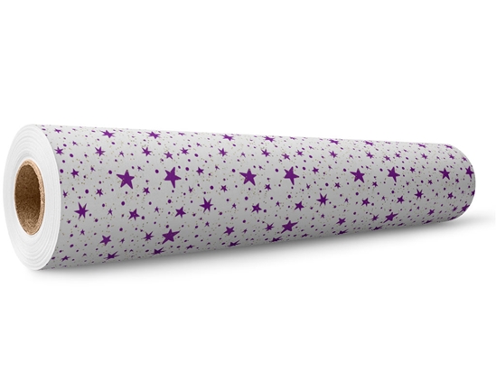 Purple Starlight Astrology Wrap Film Wholesale Roll