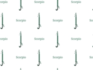 Scorpio Swords Astrology Vinyl Wrap Pattern