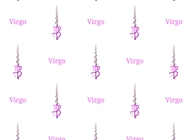 Virgo Swords Astrology Vinyl Wrap Pattern