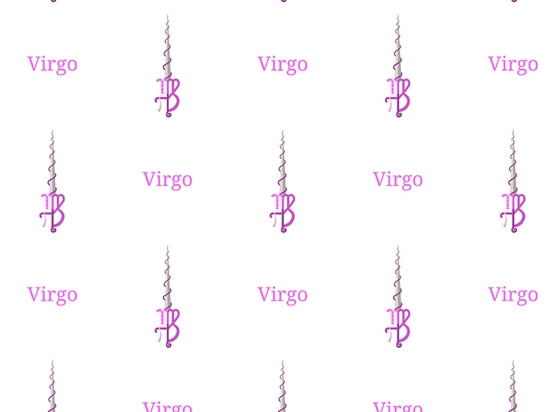 Virgo Swords Astrology Vinyl Wrap Pattern