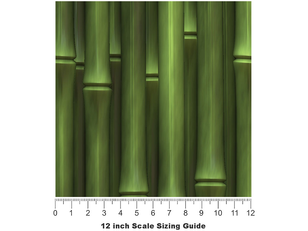 Fine Fishpole Bamboo Vinyl Film Pattern Size 12 inch Scale
