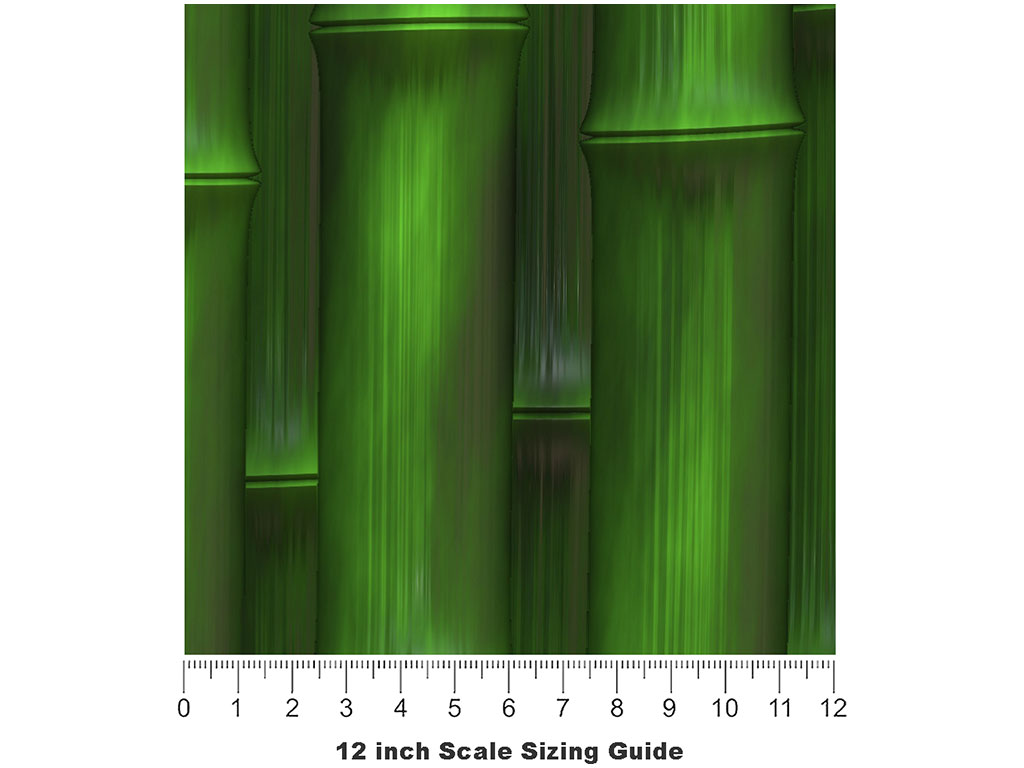 Giant Cane Bamboo Vinyl Film Pattern Size 12 inch Scale