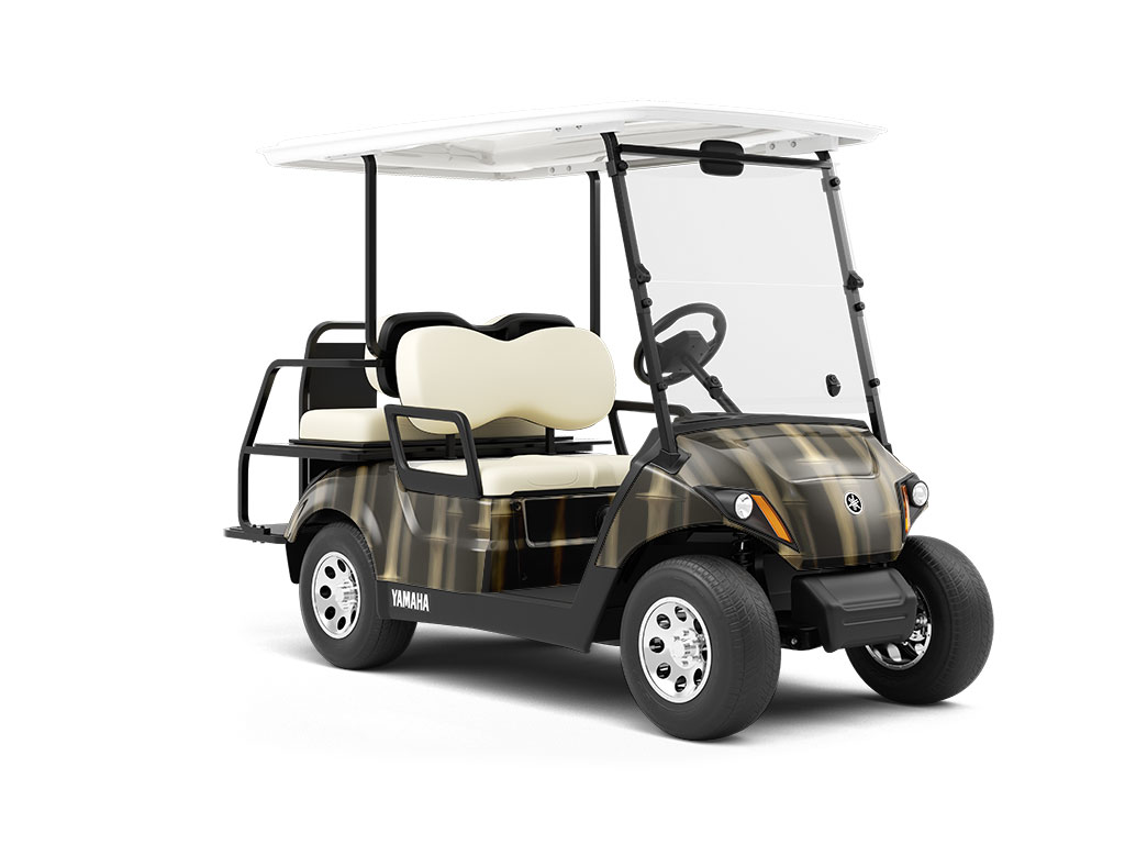 Magnificent Multiplex Bamboo Wrapped Golf Cart