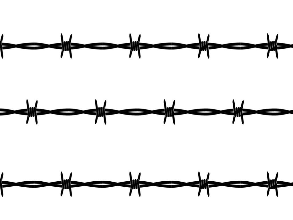 Simple Ross Barbed Wire Vinyl Wrap Pattern