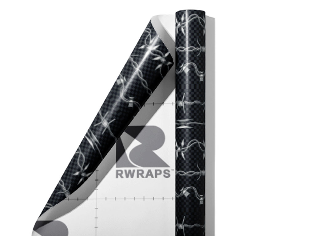 Spiked Variations Barbed Wire Wrap Film Sheets