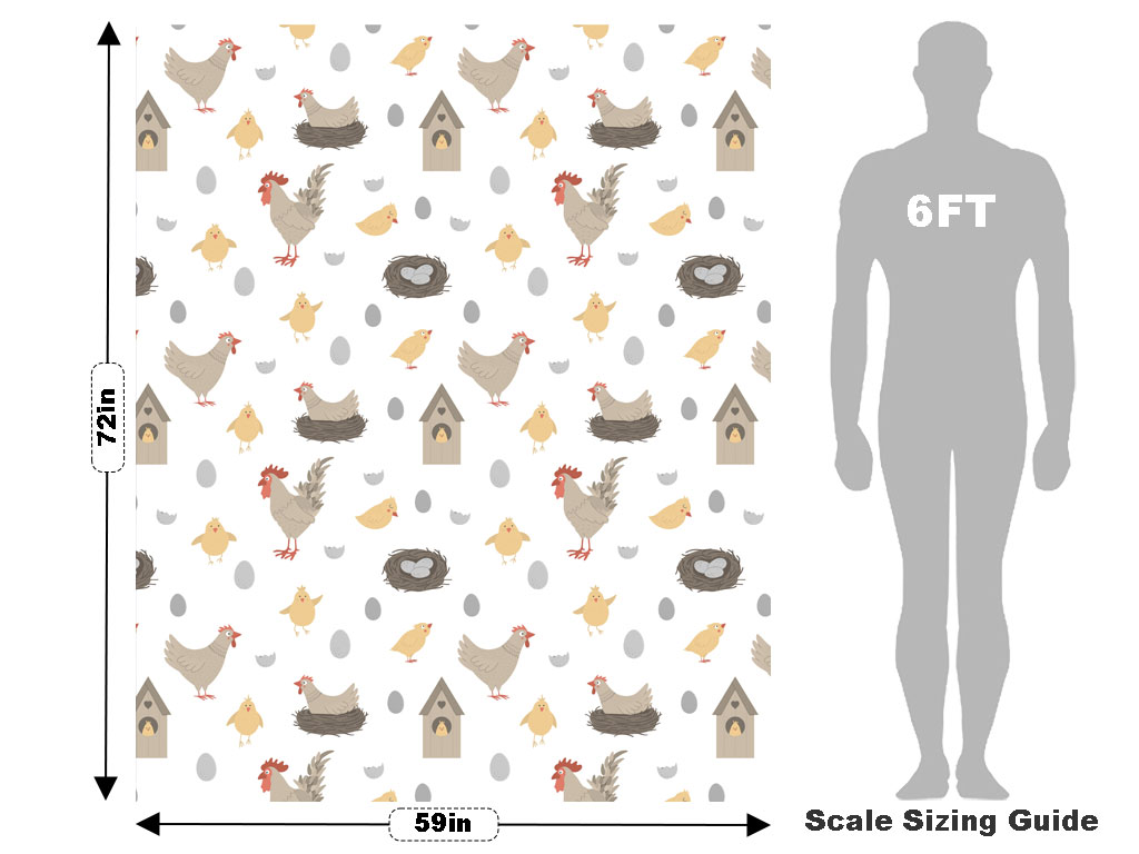 Egg Production Birds Vehicle Wrap Scale